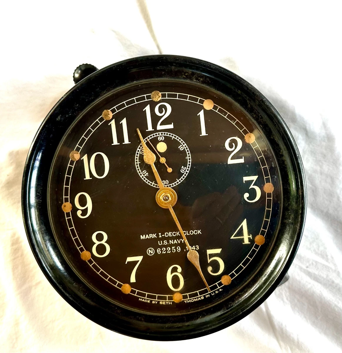 WWII US Navy Deck Clock Antique Maritime Clocks for sale | eBay