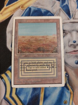 Scrubland 土地カード Magic: The Gathering Scrubland 土地カード