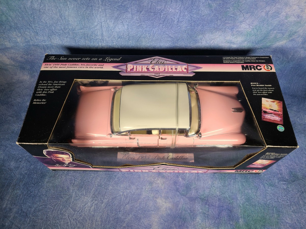 MRC Elvis' 1955 Pink Cadillac Mint in Box 1/18 Scale | eBay
