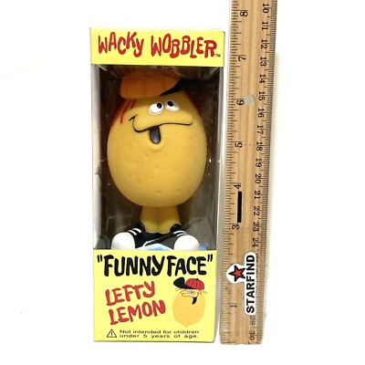 Funko Wacky Wobbler Funny Face LEFTY LEMON Bobblehead Figurine