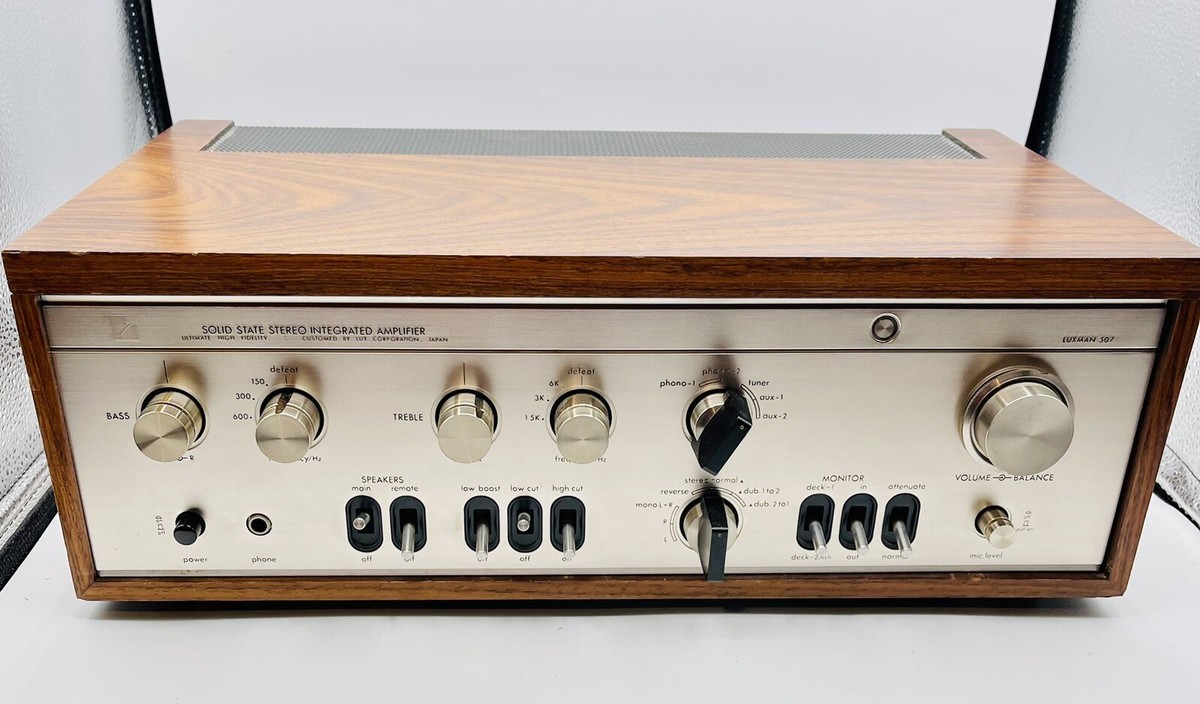 L-507 LUXMAN プリメインアンプ 整備済み動作品 Luxman プリメイン