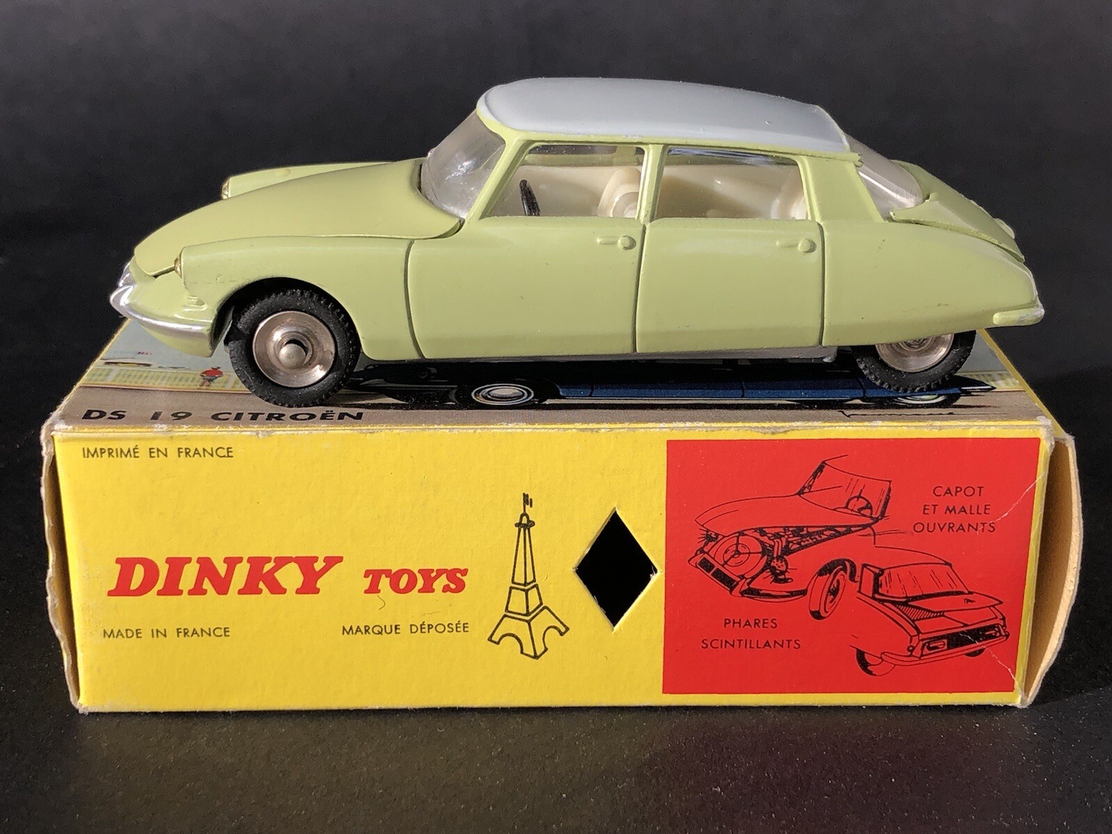 美品 仏製 DINKY TOYS CITROEN DS19 ミニカー 美品 仏製DINKY TOYS
