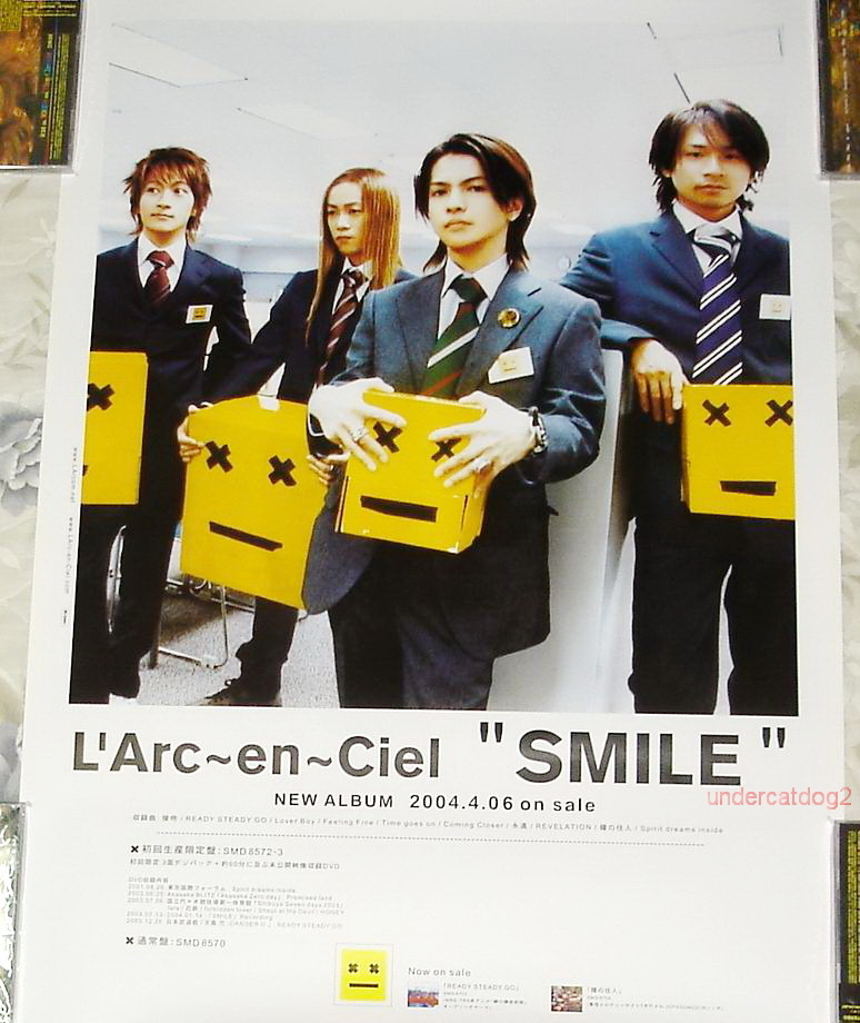 L'Arc~en~Ciel Smile 2004 Japan Promo Poster | eBay
