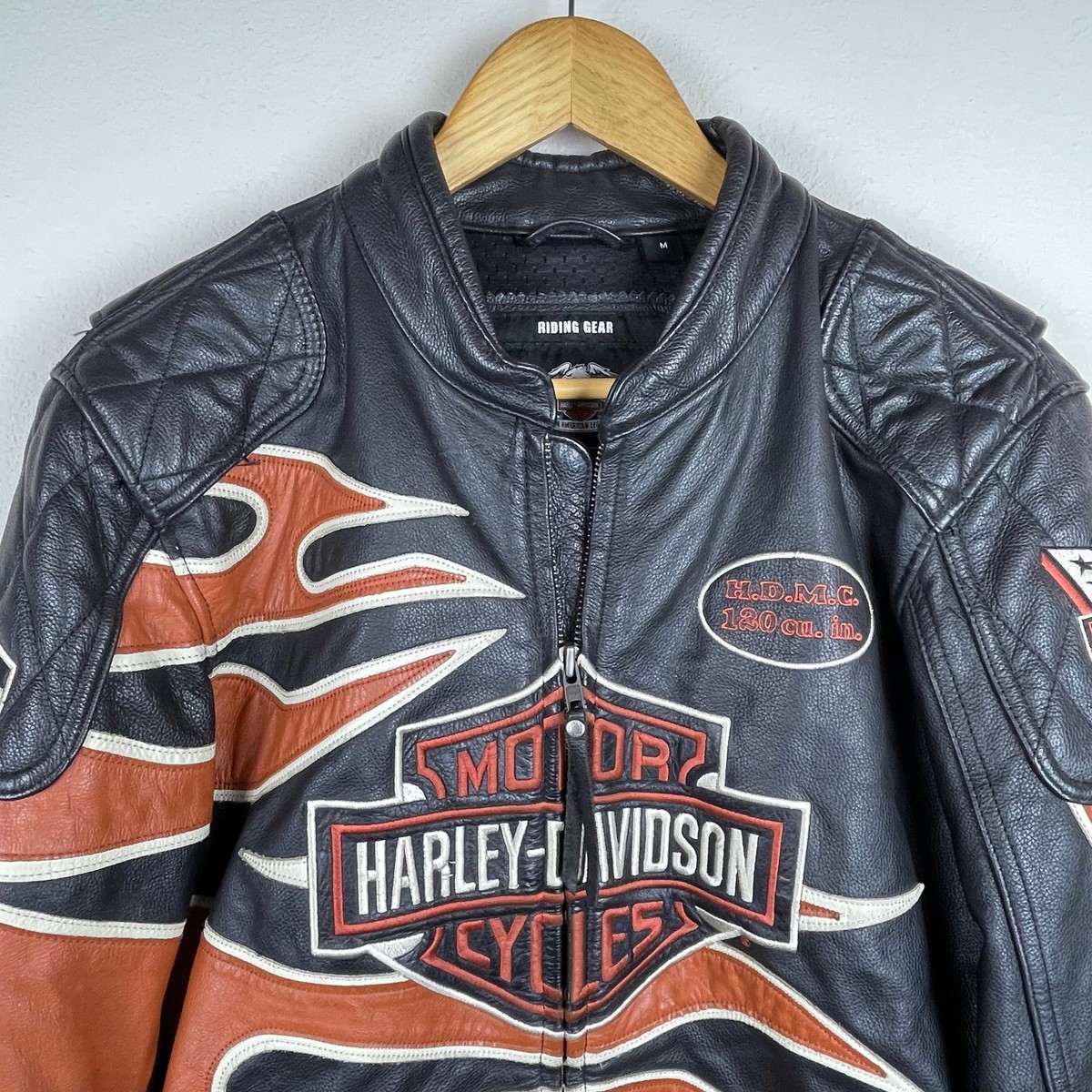 HARLEY-DAVIDSON フレイムスジャケットMサイズ Harley Davidson