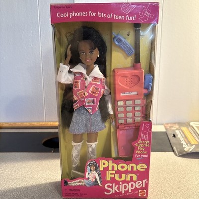 Mattel Barbie African American Doll Vintage 14313 Phone Fun