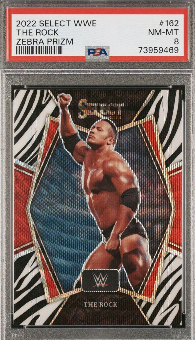 ザロック The Rock 22 セール PANINI SELECT WWE zebra ザロック The