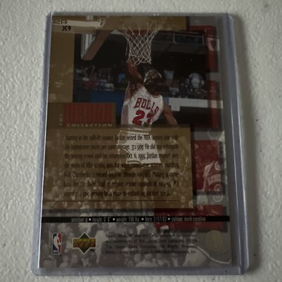 1996 Upper Deck Michael Jordan The Jordan Collection #JC9
