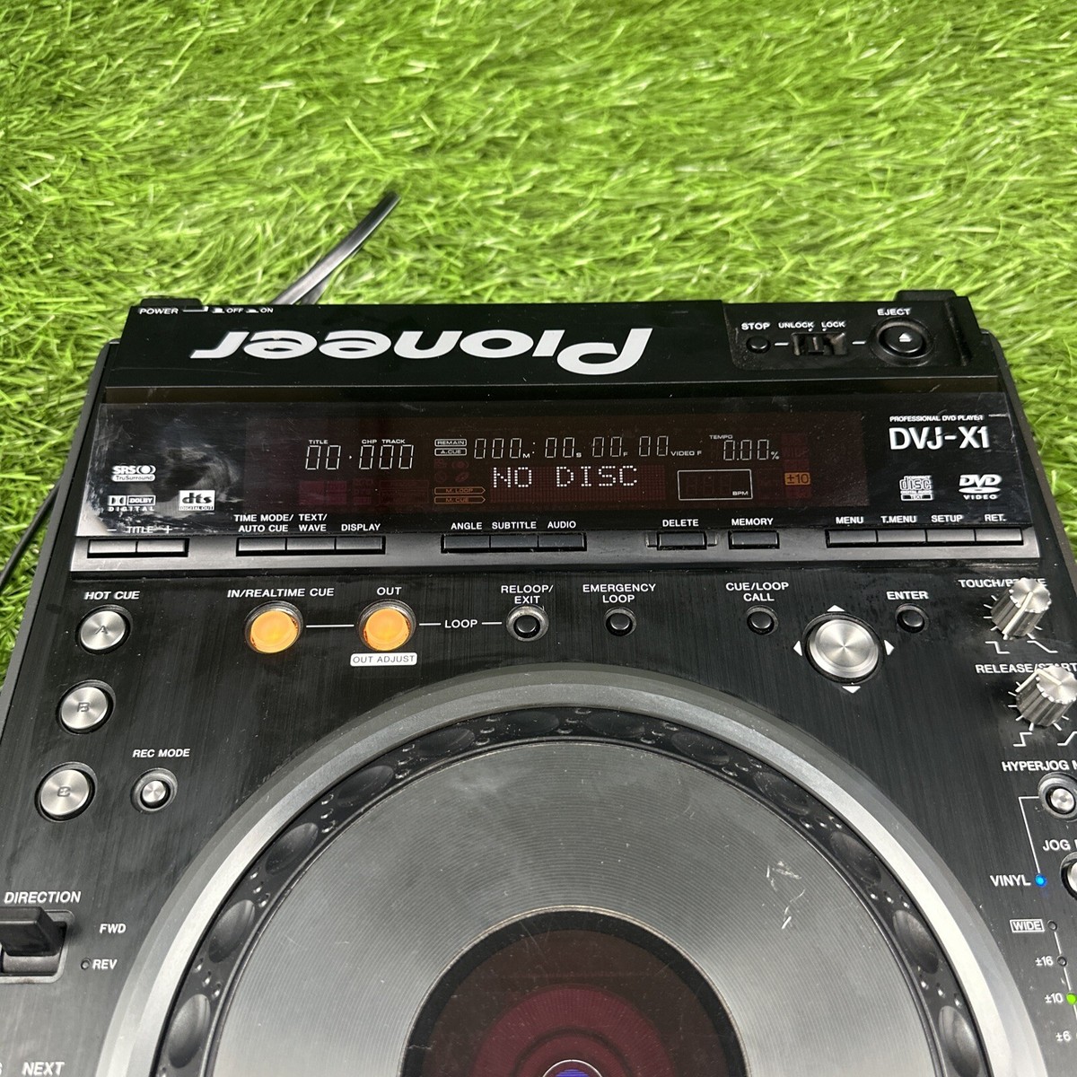 Pioneer DVJ-X1 Professional DVD Player Video CD Player Turntable