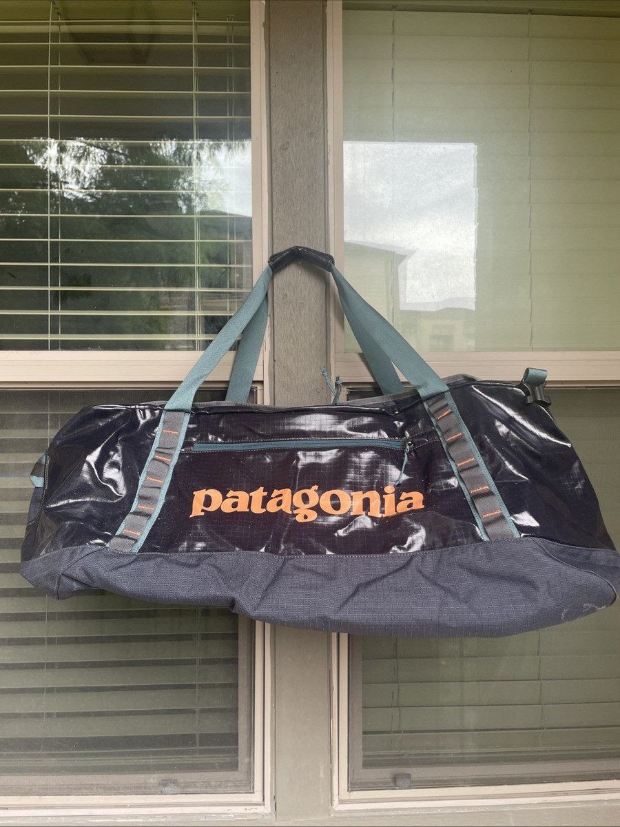 Patagonia Black Hole Duffel Bag 90L Backpack Glossy Smolder Blue