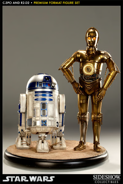 Sideshow C-3PO & R2-D2 Star Wars Premium Format Figure Statue NEW