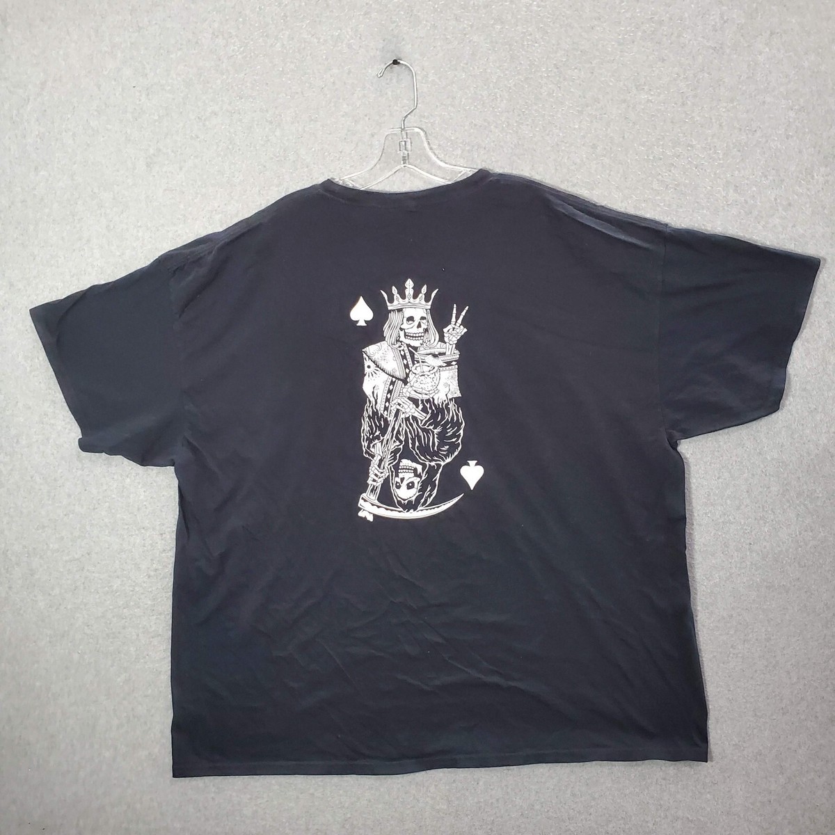 Thirty Single Men Shirt 2XL Black Reaper King Skull Graphic Crew