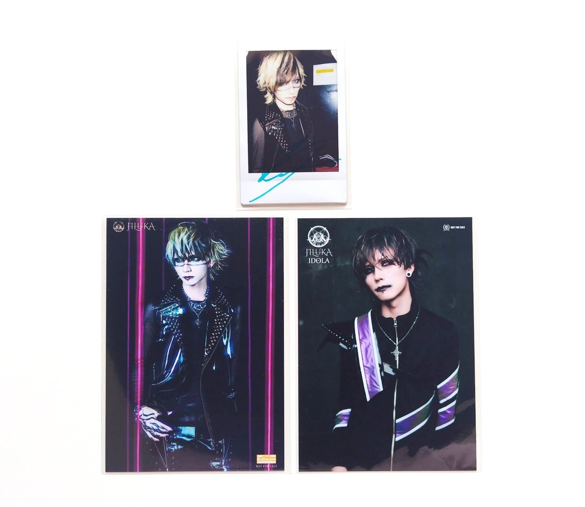 JILUKA Zyean Instax Cheki with Autograph & Bromide x 2 Set Japan