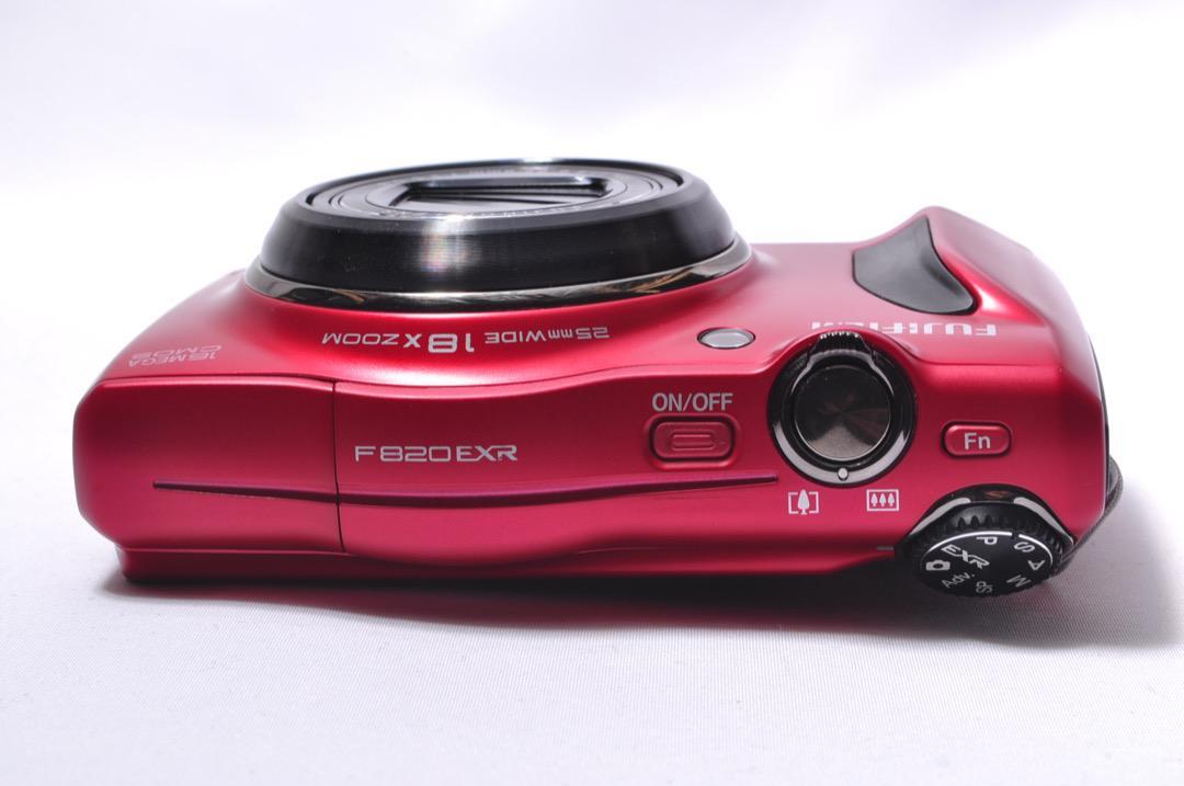FUJIFILM デジタルカメラ FinePix F820 EXR レッド FinePix F820EXR