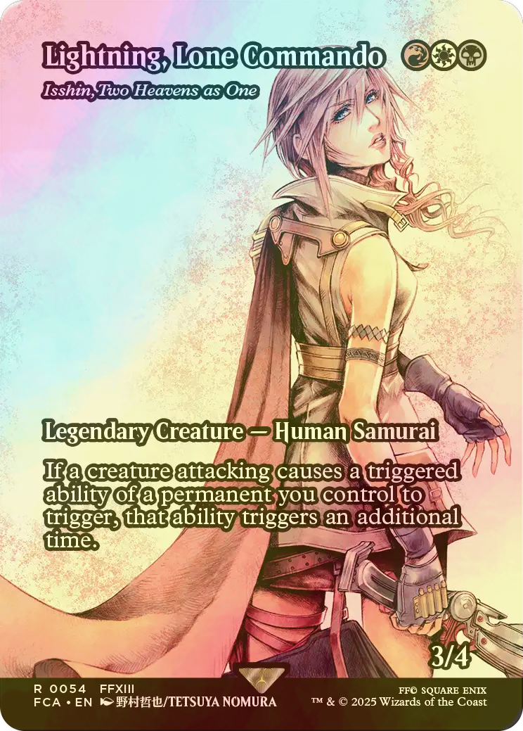 MTG 孤高の戦士、ライトニング 英語版 FOIL Foil 孤高の戦士