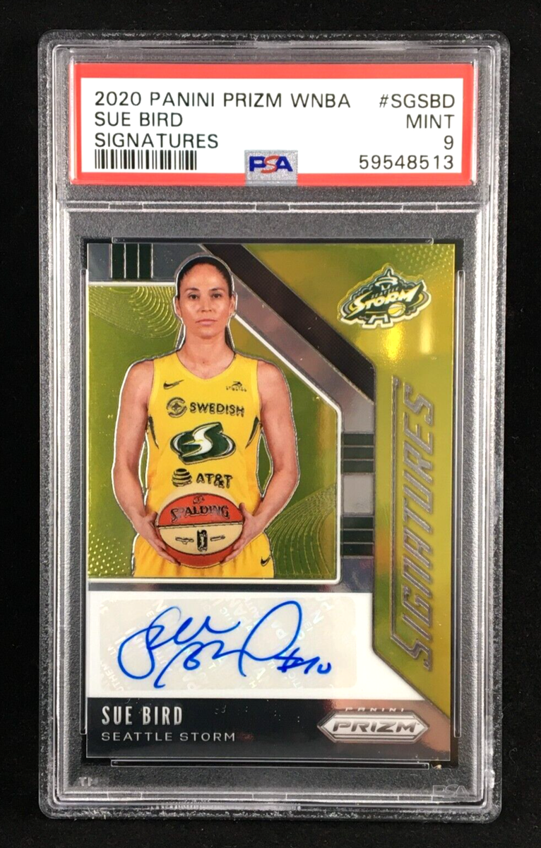 PSA 9 (Pop 22 - 3 Higher) Sue Bird 2020 Panini WNBA Prizm