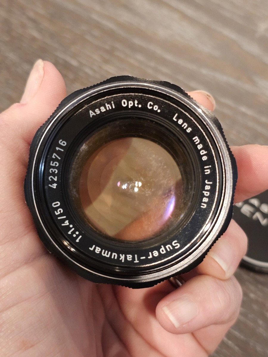 ASAHI PENTAX SUPER TAKUMAR 50MM F/1.4 MF 7 ELEMENT R | eBay