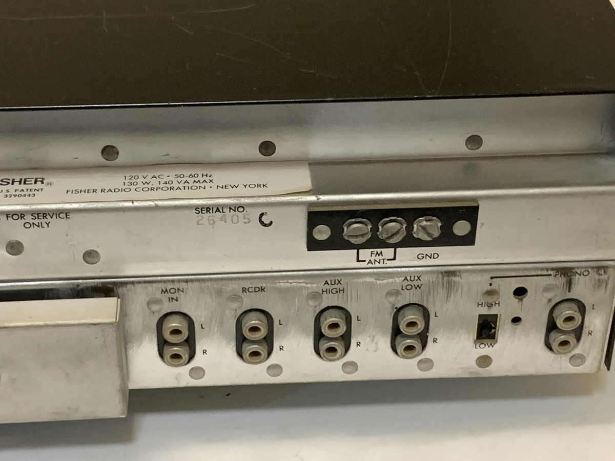 Vintage The Fisher 200T 20w per Channel AM/FM Home Theater Stereo