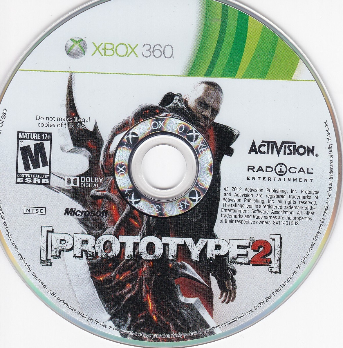 Prototype 2 (Xbox 360, 2010) *DISC ONLY* | eBay