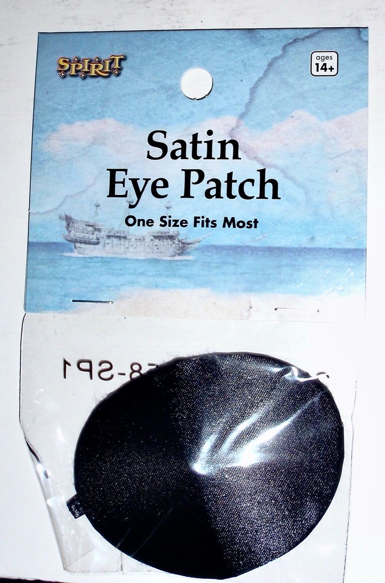 Spirit Halloween Pirate Satin Eye Patch Costume Accessory