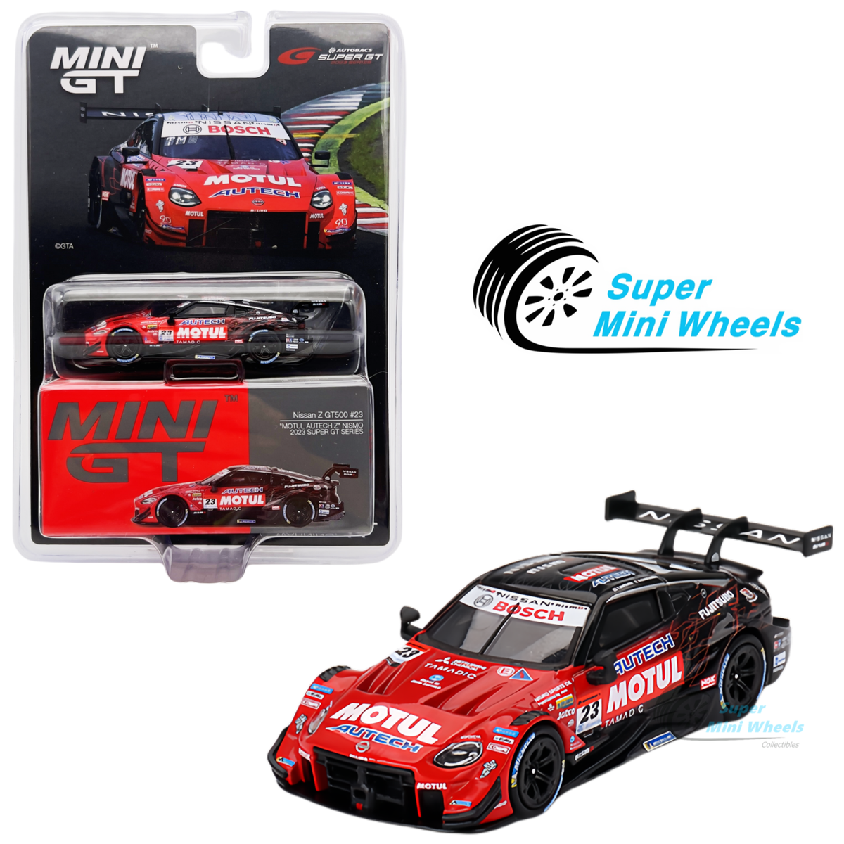 MINI GT GTシリーズ18台セット GT500 Mini GT 1:64 Nissan Z GT500 #23