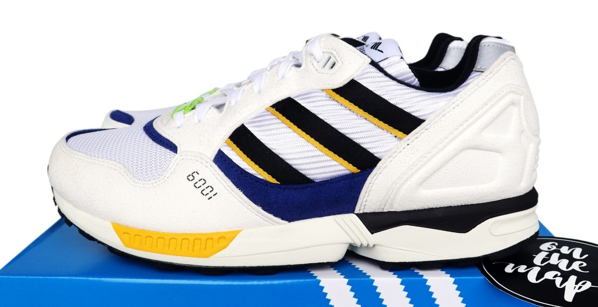 Adidas x Civilist ZX 6001 B Crystal White Blue UK 5 7 8 9 10 11 12