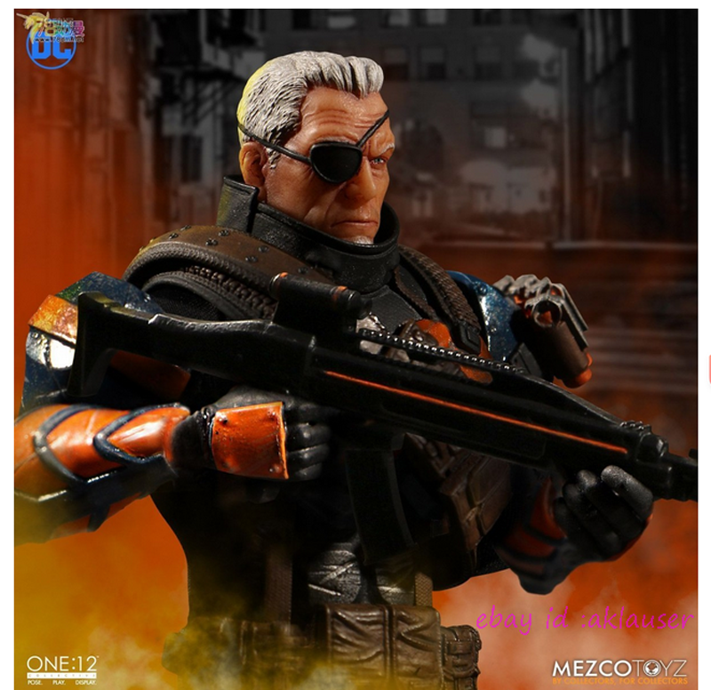 Mezco Toyz 1/12 DC Comics Deathstroke Action Figure Toy Model In