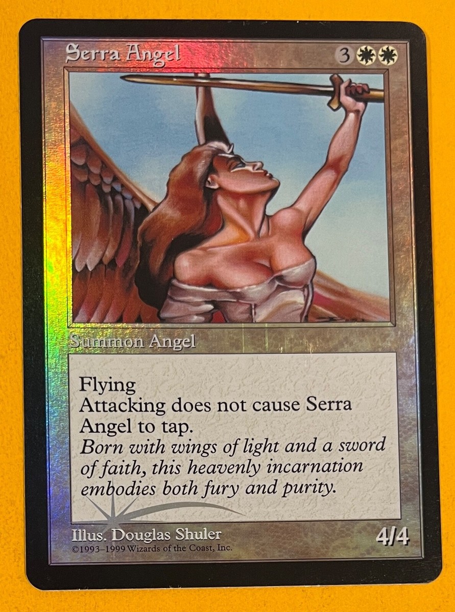 英語版 MTG セラの天使/Serra Angel 旧枠 foil PSA 10 MTG セラの天使