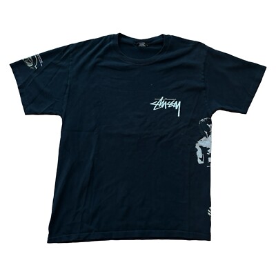 Stussy World Museum T-Shirt Size Medium All Print 2 Sided Picasso