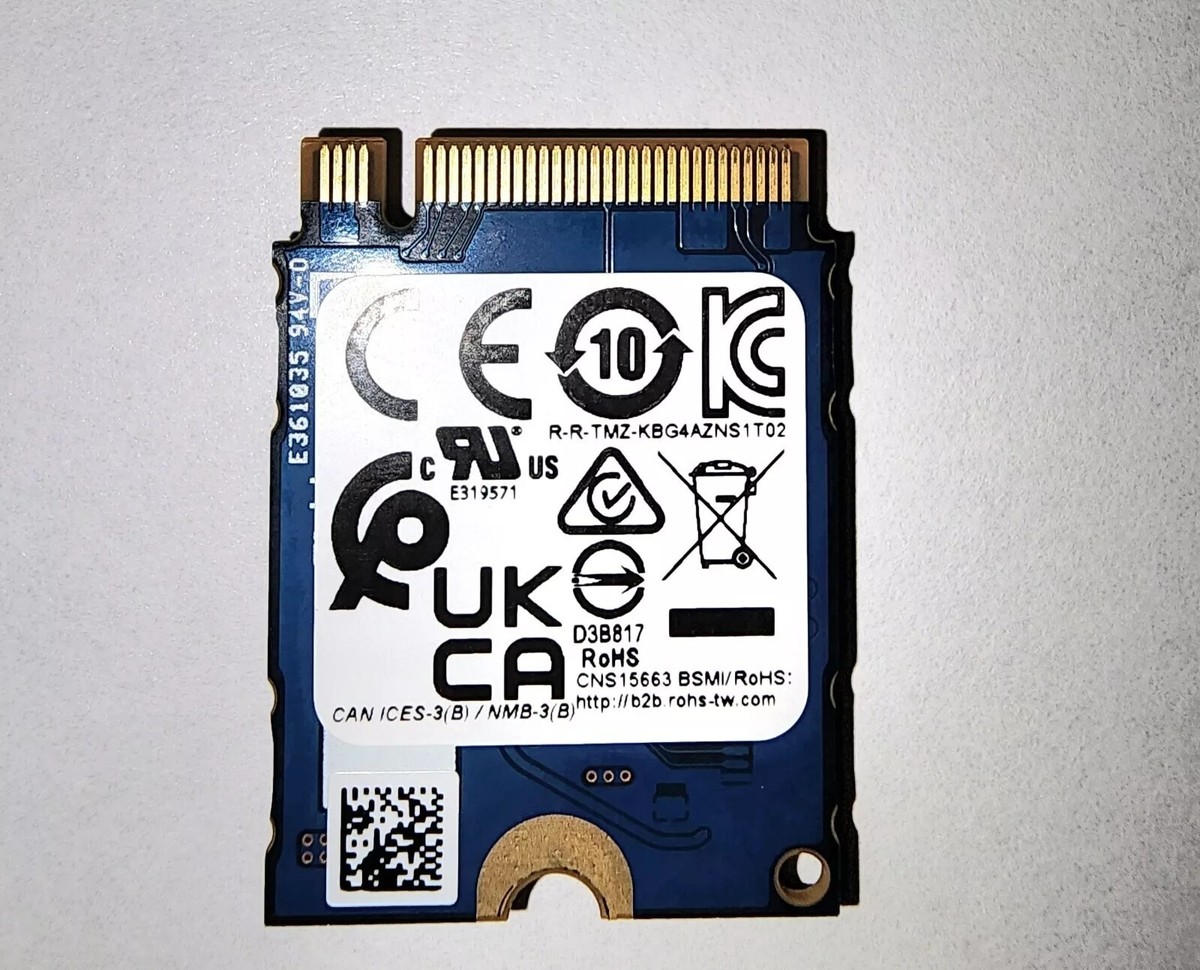 Kioxia SSD 1TB BG4 M.2 2230 30mm KBG40ZNS1T02 NVMe PCIe Gen3 x4 | eBay