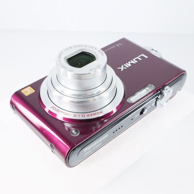 Top Mint] Panasonic LUMIX DMC-FX66 Purple Compact Digital Camera