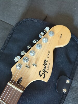 Fender Squier 20th Anniversary Stratocaster Strat, Black Squier by