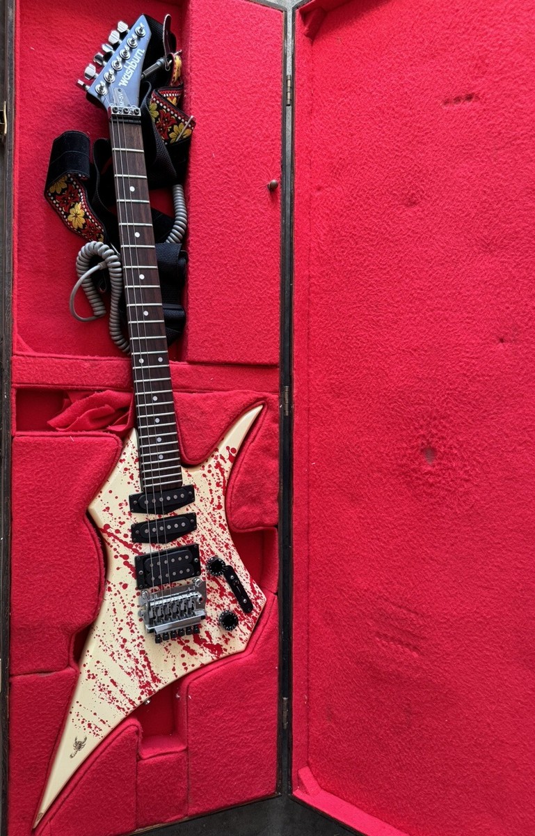 1985 Washburn HM-5V Blood Splatter | eBay