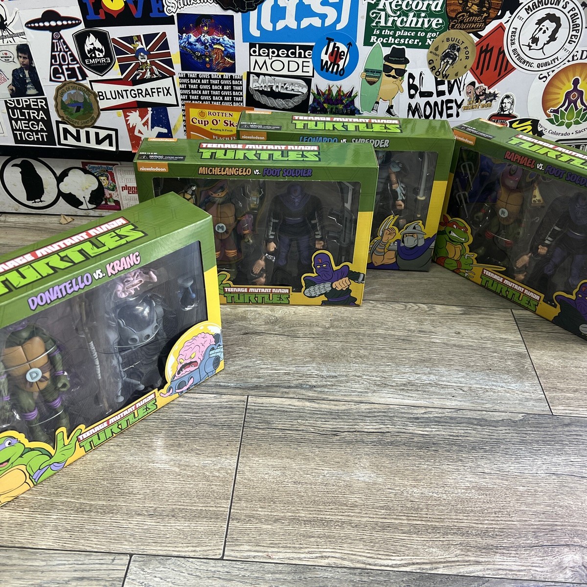 Set of 4 Neca TMNT Teenage Mutant Ninja Turtles 2-packs | eBay