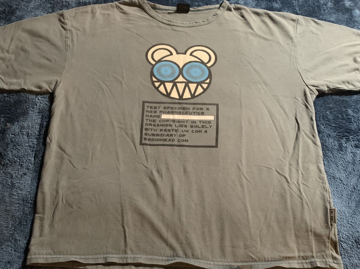 90's Radiohead TシャツサイズLアイルランド製 ビンテージUSED