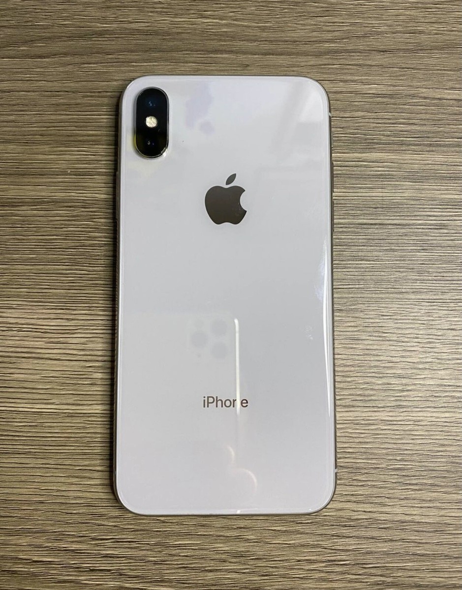 Apple iPhone X - 64GB - Silver (Fully Unlocked) - Good Condition