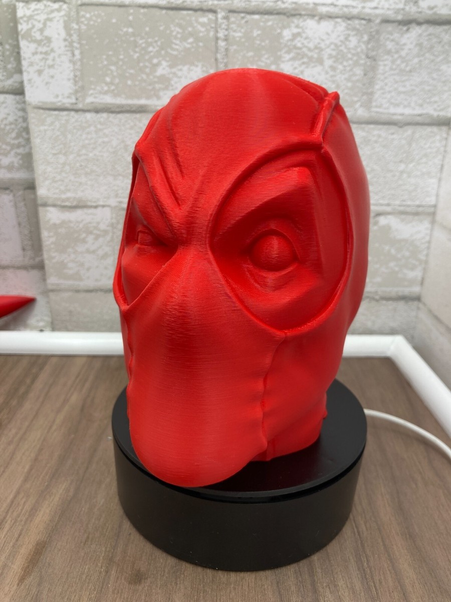 Deadpool Head 3D Printed Marvel Decor High Quality Superhero