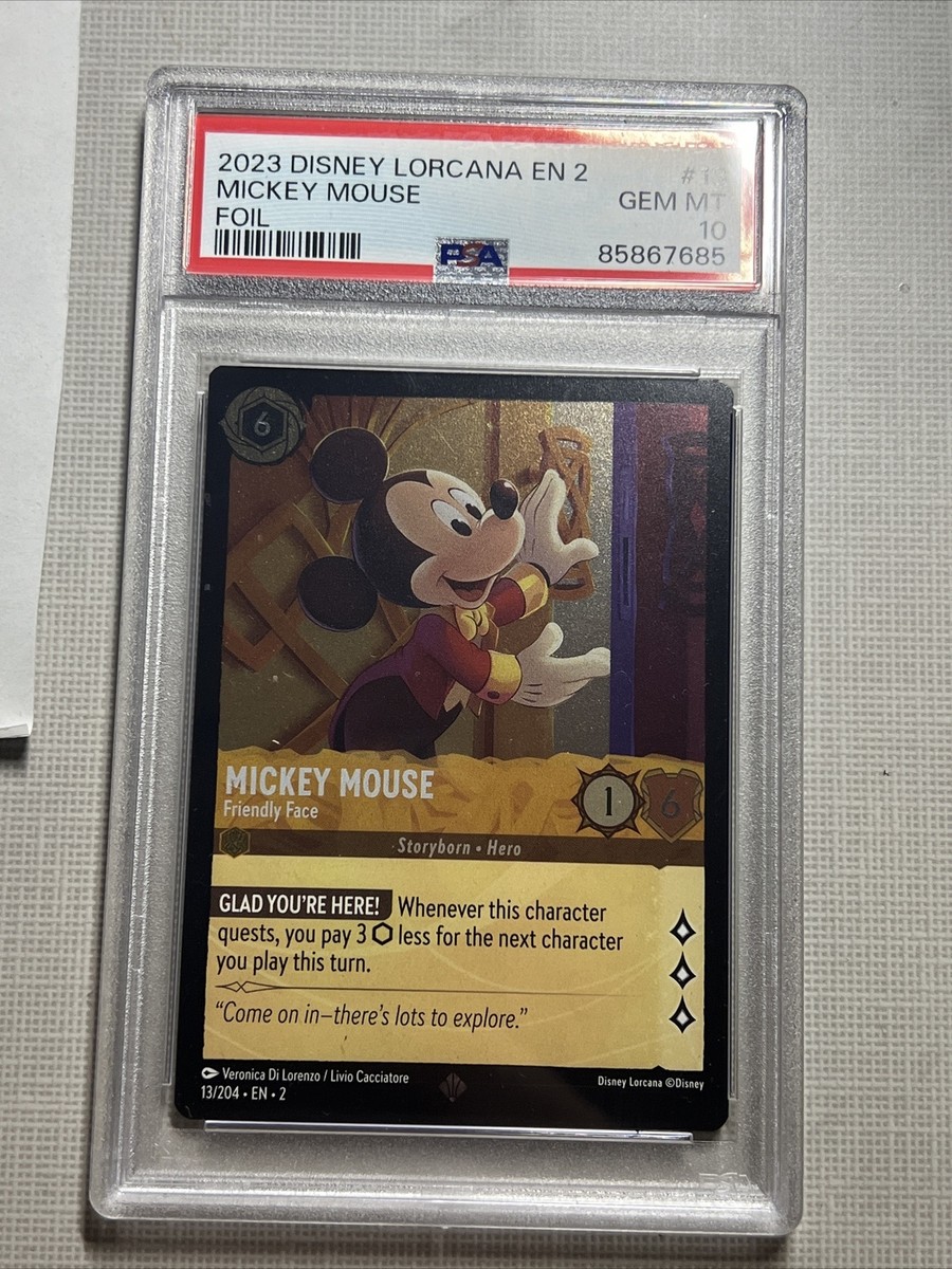 ロルカナ Lorcana ミッキー MickeyMouse foil PSA10