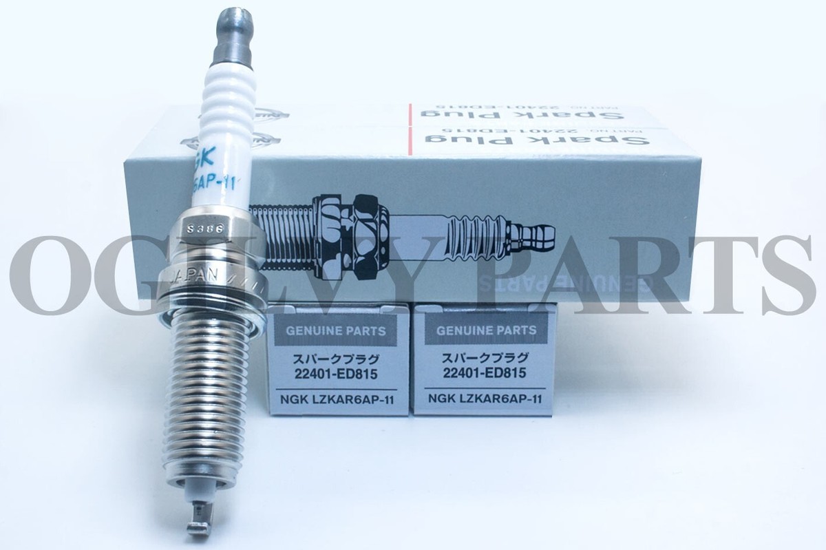 New 22401-ED815 Spark Plugs LZKAR6AP-11 For Nissan March Qashqai