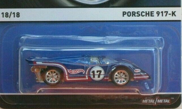 Hot Wheels 2015 BLUE CARD REAL RIDERS PORSCHE 917K -SOLD OUT IN