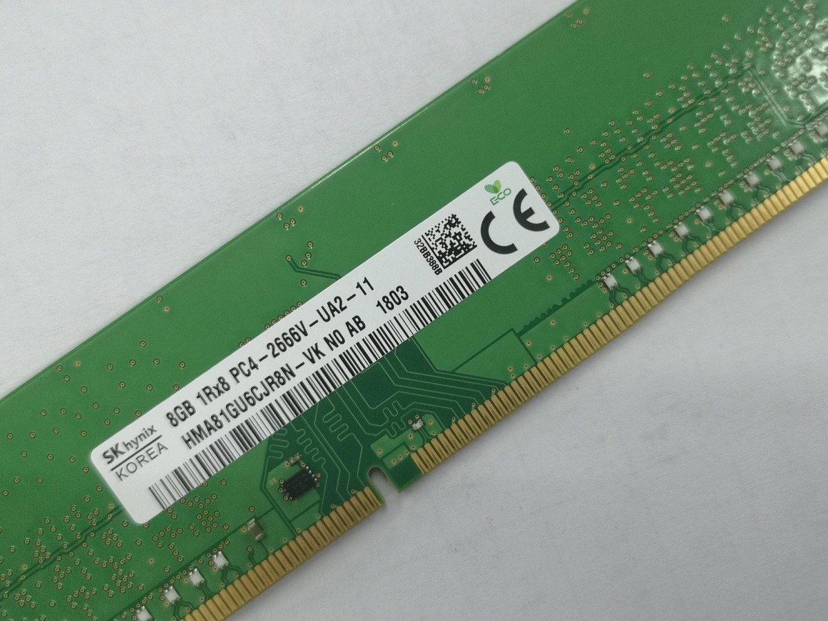 SK hynix 8GB DDR4 2666 Desktop DIMM RAM 1Rx8 PC4-21300 for DELL HP