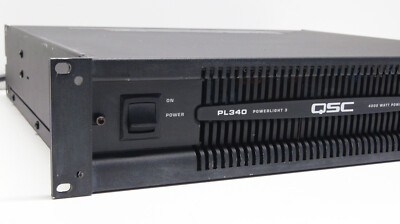 QSC PowerLight 3 Series PL340 2000W Professional Power Amplifier