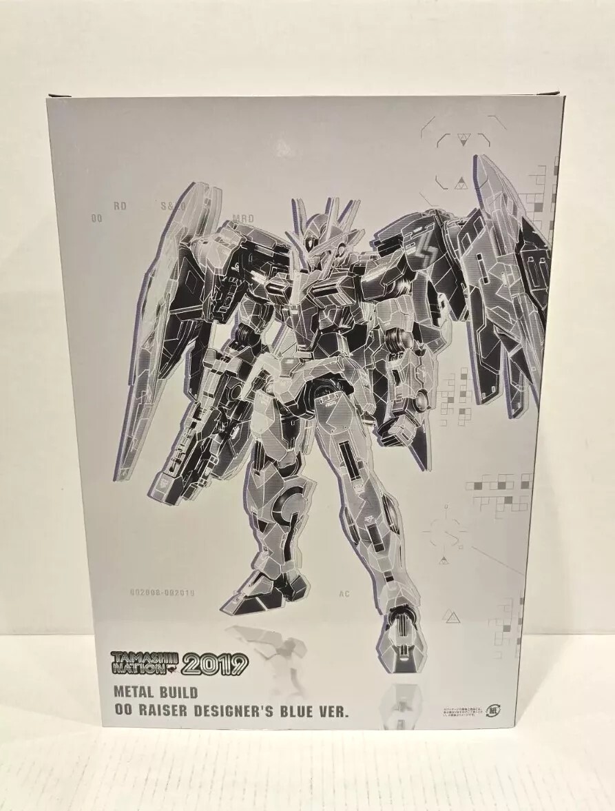 Bandai Metal Build Double 00 Raiser Designer's Blue Ver Tamashii