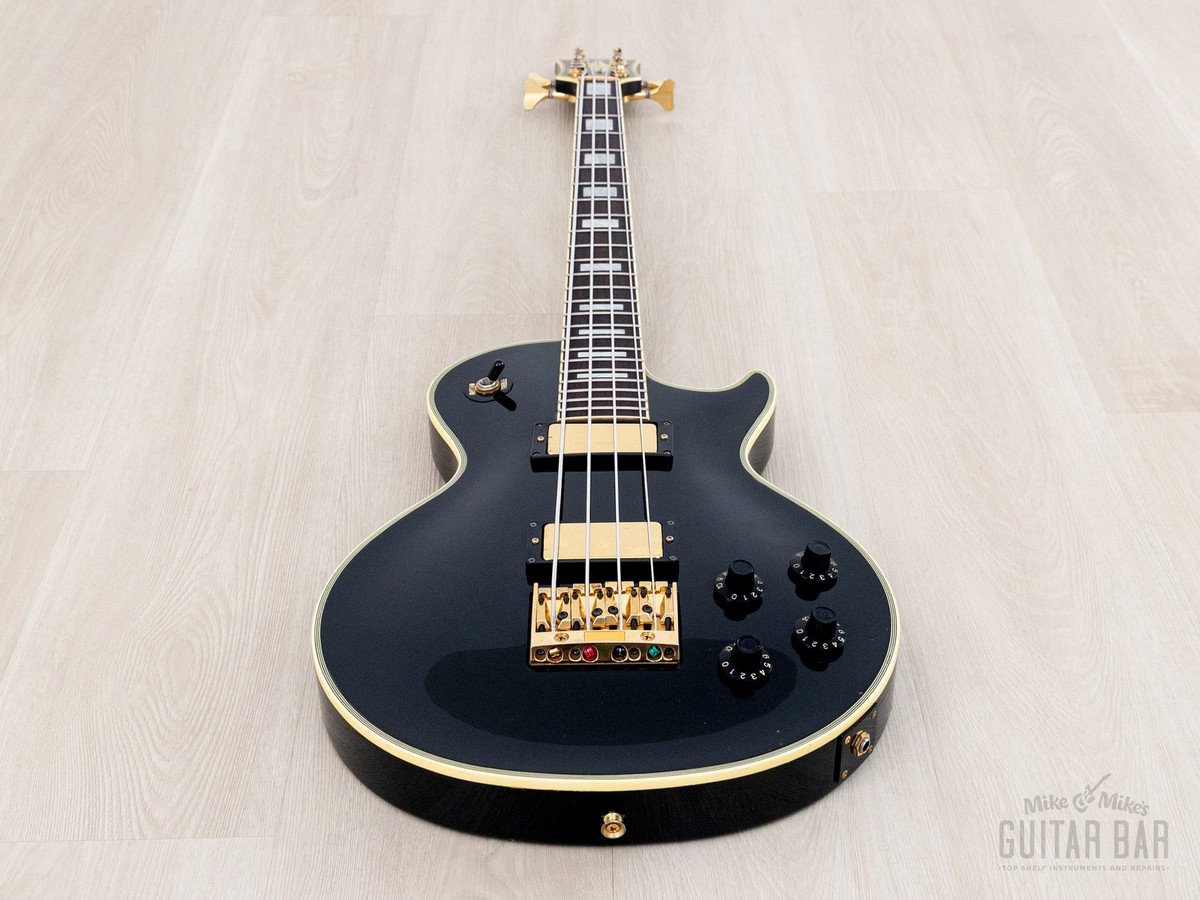 1992 Greco EGB-100 Custom Black Beauty Vintage Short Scale Bass