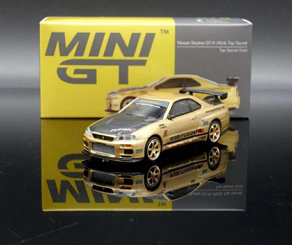 MINI GT NISSAN SKYLINE GT-R R34 TOP SECRET JAPAN LIMITED #676 1/64