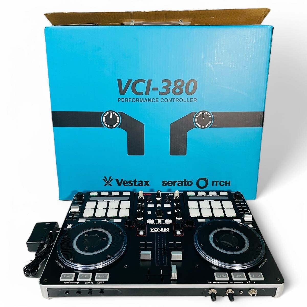 Vestax ベスタクス VCI-380 DJコントローラー serato 黒 Vestax VCI