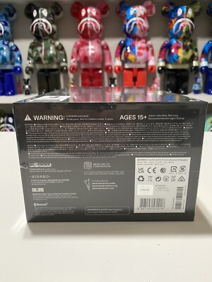 Bearbrick Audio 400% Clear BE@RBRICK Portable Bluetooth Speaker