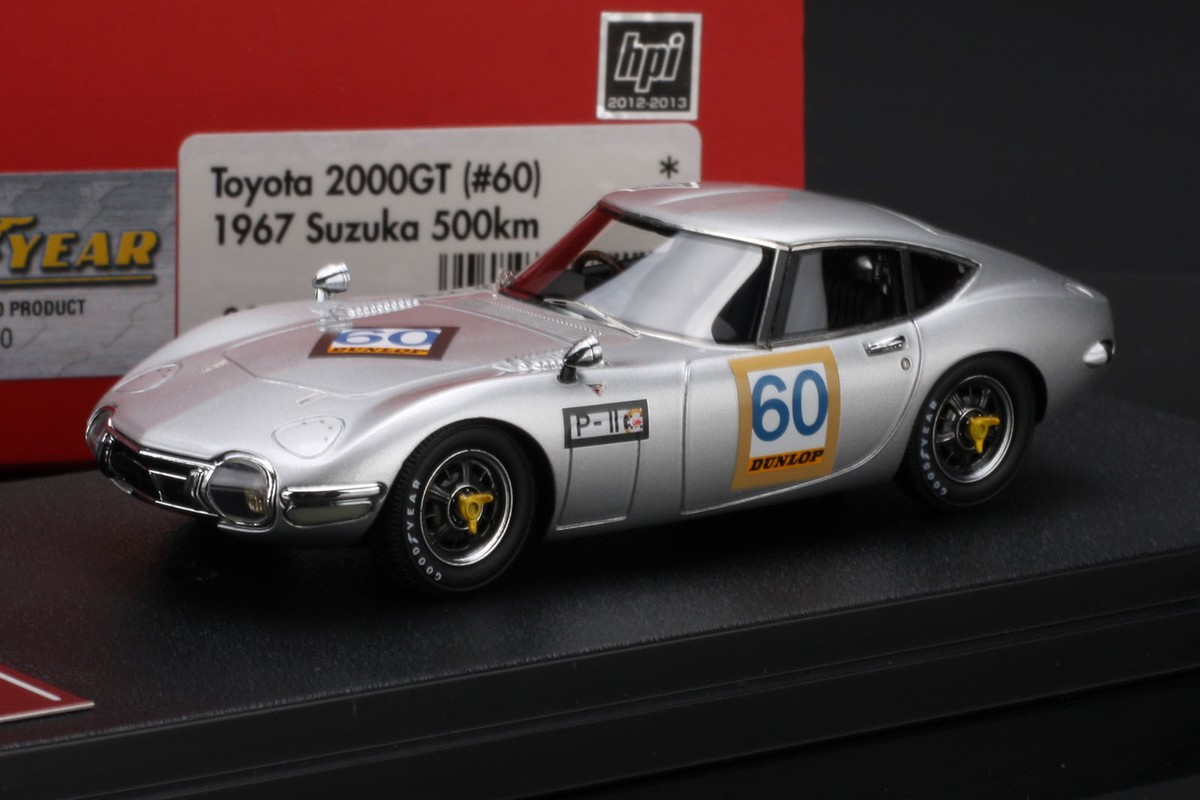 TOYOTA 2000GT (#60) 1967 SUZUKA 500km -- HPI #8821 1/43 | eBay