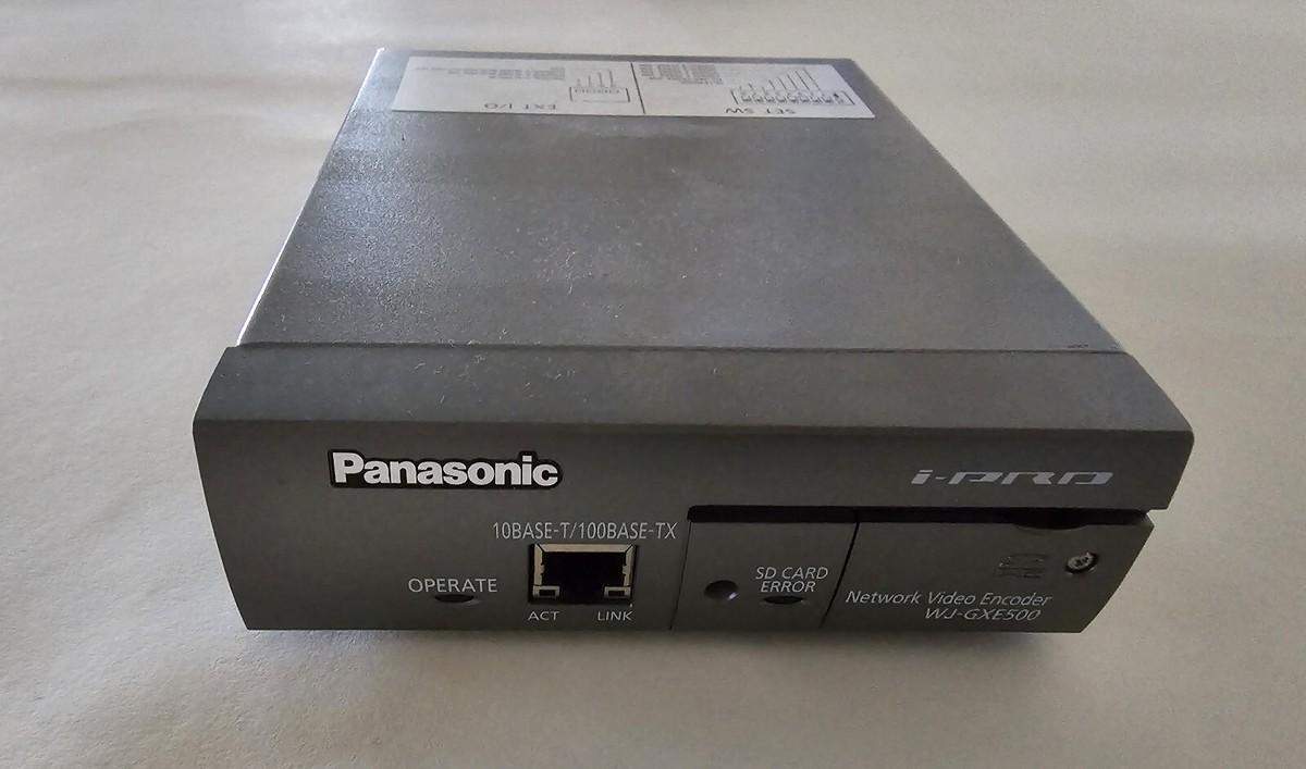 Panasonic製ネットワークビデオエンコーダー WJ-GXE500 低 価格