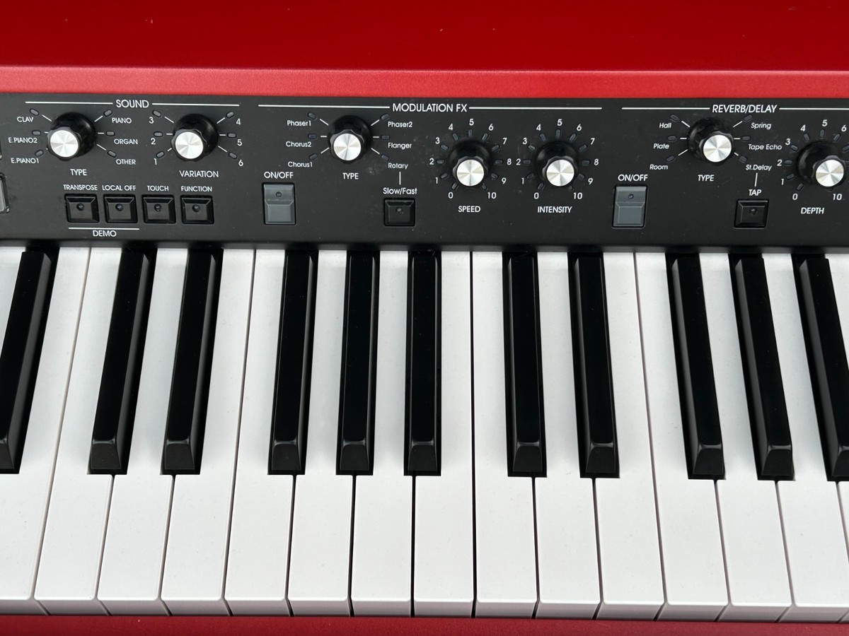 Korg SV-1 73-Key Stage Vintage Piano Metallic Red Keyboard 73 W