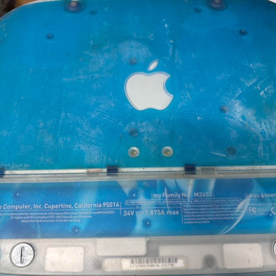ジャンク品 iBook アイブック apple M2453 クラムシェル ブルー